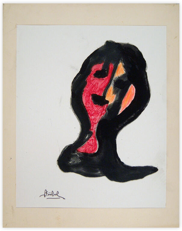 Catalogue raisonné, Edgar Stoëbel, abstract (portrait) — 