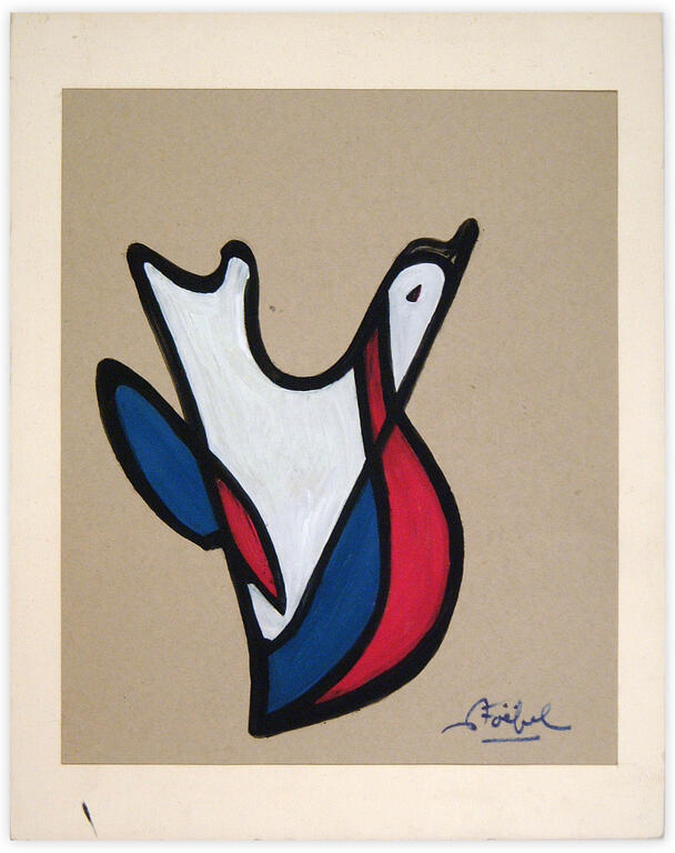 Catalogue raisonné, Edgar Stoëbel, abstract (bird) — 
