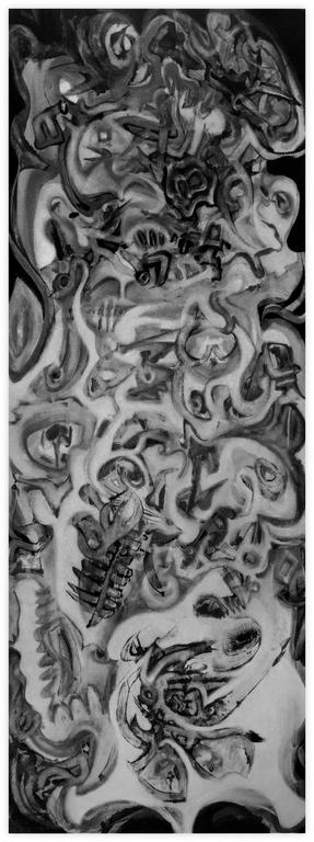 Catalogue raisonné, Jean-Jacques Lebel, Lent passage de l’idée - 1959