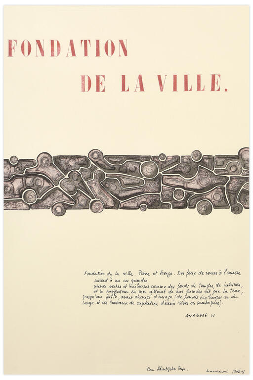 Catalogue raisonné, Henri Maccheroni, 