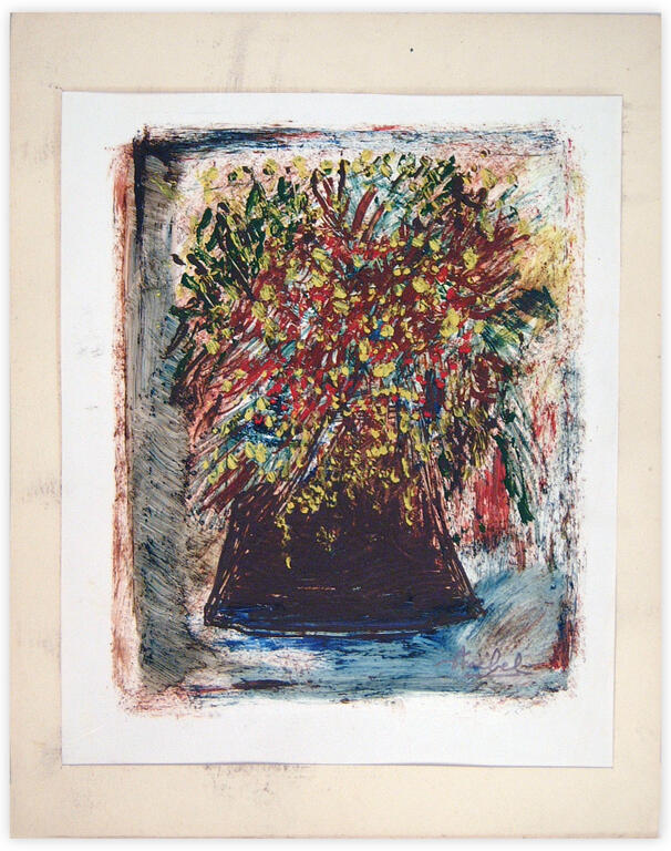 Catalogue raisonné, Edgar Stoëbel, nature morte aux fleurs des champs — 