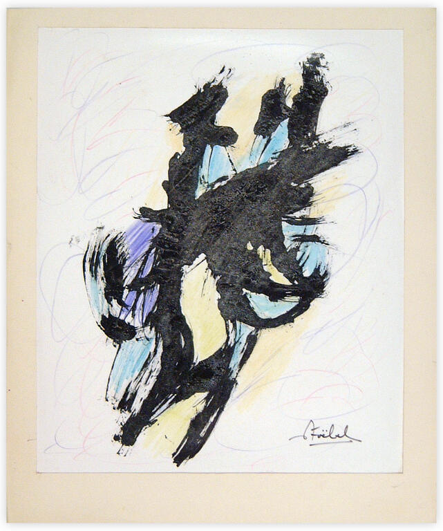 Catalogue raisonné, Edgar Stoëbel, abstract calligraphic — 