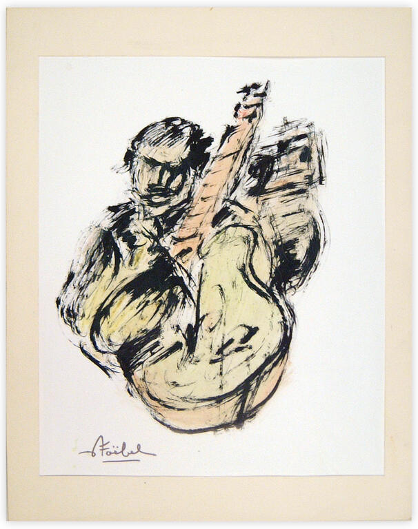 Catalogue raisonné, Edgar Stoëbel, joueur de guitare — 