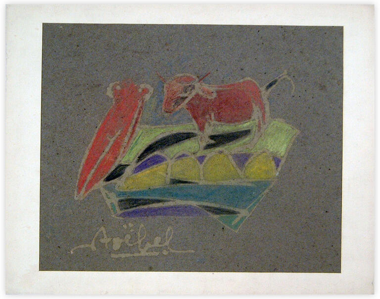 Catalogue raisonné, Edgar Stoëbel, abstract (bovin) — 