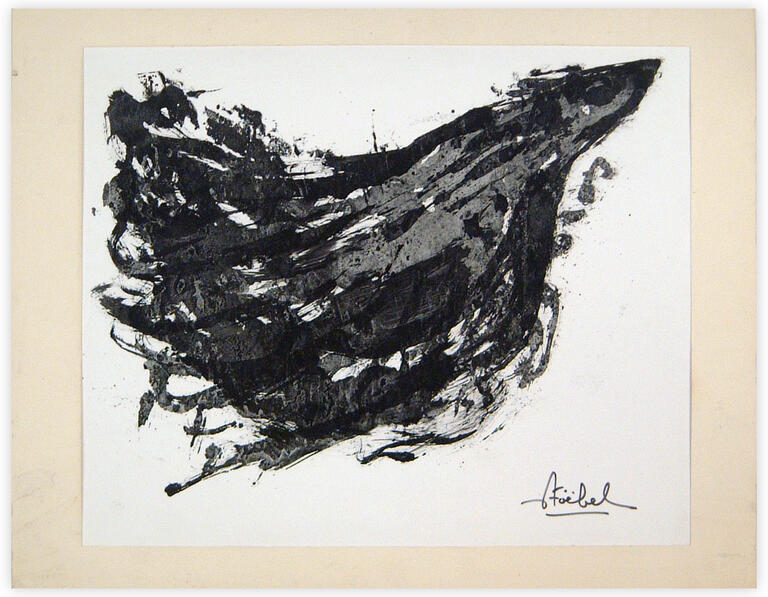 Catalogue raisonné, Edgar Stoëbel, abstract (bird) — 