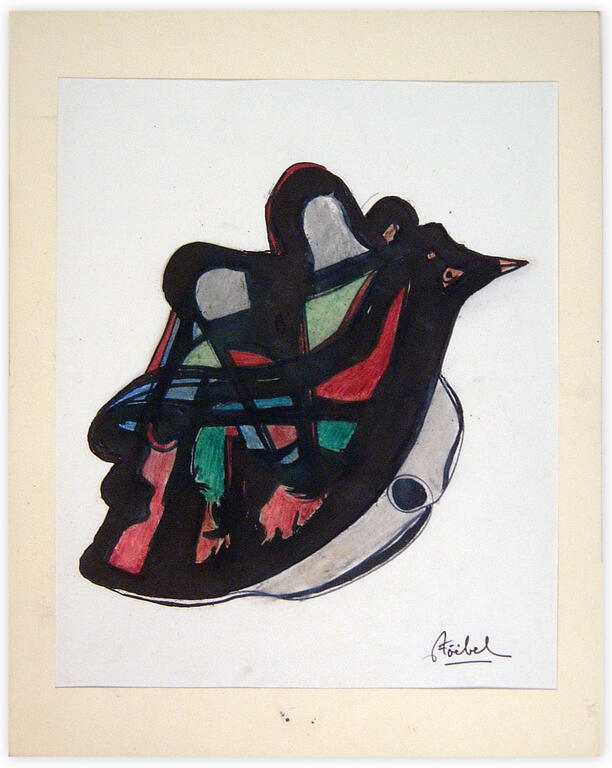 Catalogue raisonné, Edgar Stoëbel, abstract (bird) — 