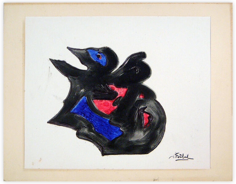 Catalogue raisonné, Edgar Stoëbel, abstract - "éclosion" — 