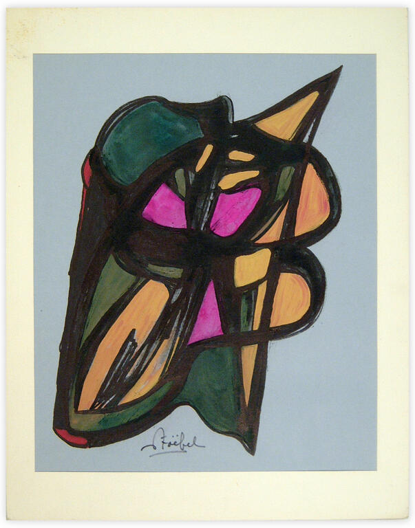 Catalogue raisonné, Edgar Stoëbel, abstract — 