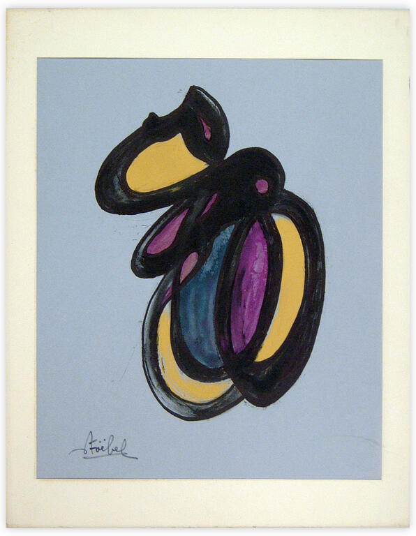 Catalogue raisonné, Edgar Stoëbel, abstract — 