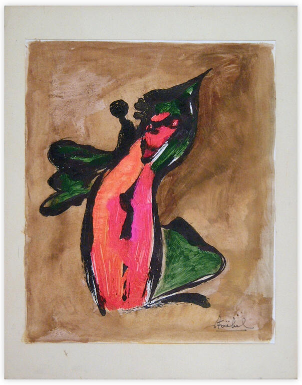 Catalogue raisonné, Edgar Stoëbel, abstract plante — 