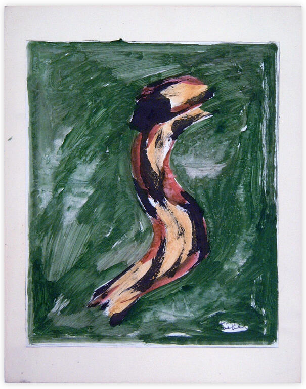 Catalogue raisonné, Edgar Stoëbel, abstract green — 