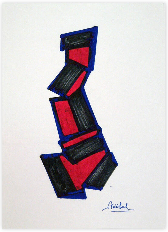 Catalogue raisonné, Edgar Stoëbel, Origamis - abtract — 