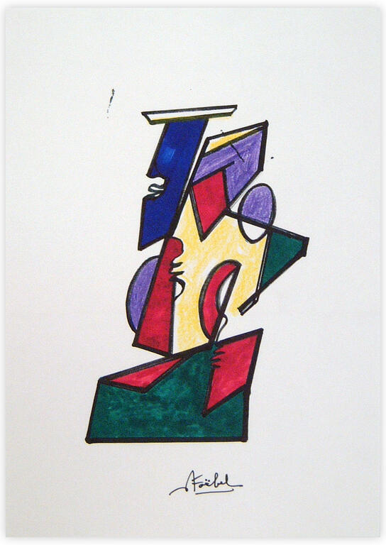 Catalogue raisonné, Edgar Stoëbel, Origamis - abtract — 