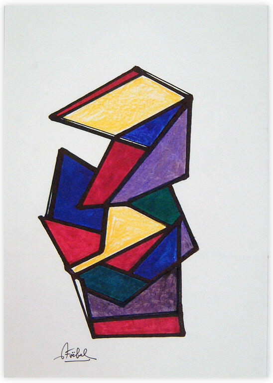 Catalogue raisonné, Edgar Stoëbel, Origamis - abtract — 