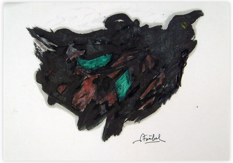 Catalogue raisonné, Edgar Stoëbel, abstract bird — 