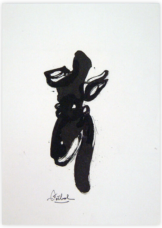 Catalogue raisonné, Edgar Stoëbel, abstract - "woman's shadow" — 