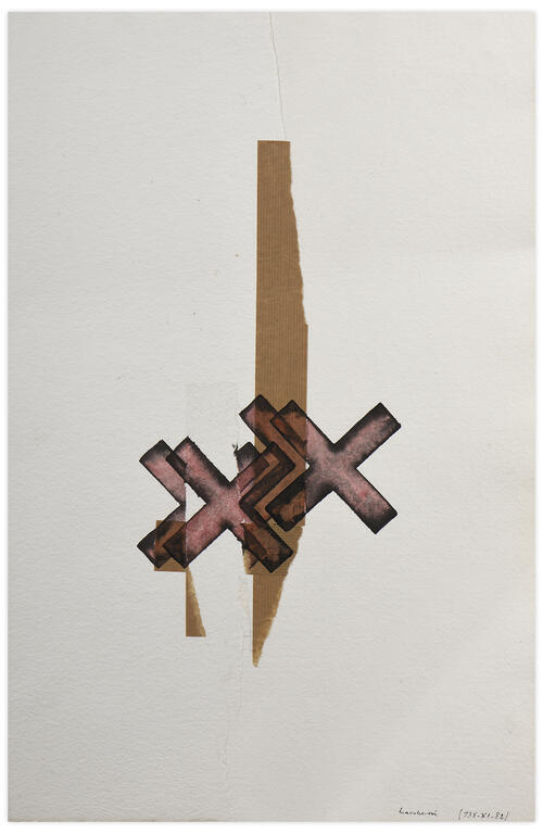 Catalogue raisonné, Henri Maccheroni, L'Espace Malévitch, Série Archéologies bronze - 1982 