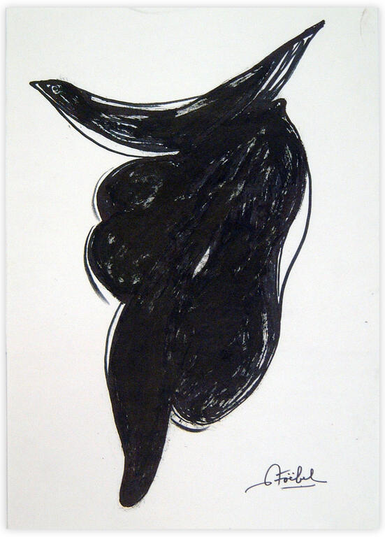 Catalogue raisonné, Edgar Stoëbel, abstract bird — 