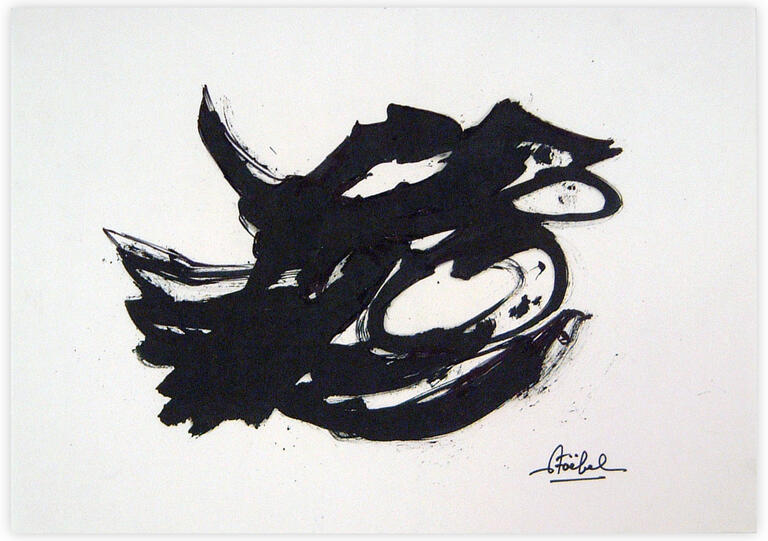 Catalogue raisonné, Edgar Stoëbel, abstract bird — 