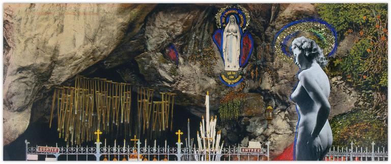 Catalogue raisonné, Jean-Jacques Lebel, Sainte Nitouche à Lourdes 