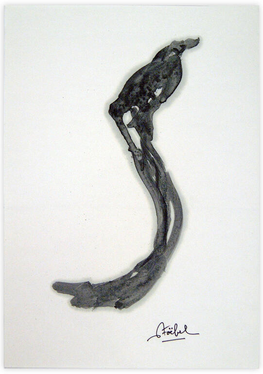 Catalogue raisonné, Edgar Stoëbel, abstract - oiseau perché — 