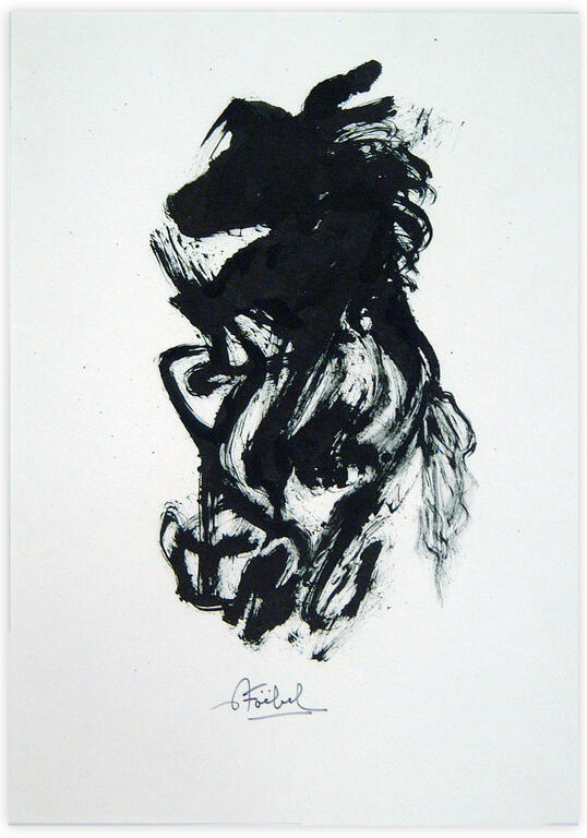 Catalogue raisonné, Edgar Stoëbel, abstract horse — 