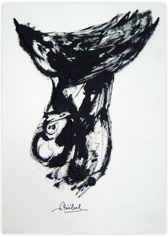 Catalogue raisonné, Edgar Stoëbel, abstract bird — 