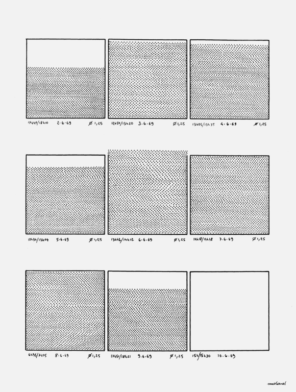 Malaval, 100 demi-heures de dessin quotidien, planche 8 - 1969