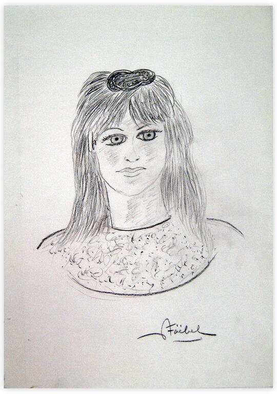 Catalogue raisonné, Edgar Stoëbel, portrait de femme (buste) — 