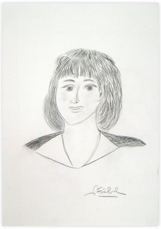 Catalogue raisonné, Edgar Stoëbel, portrait de femme (buste) — 