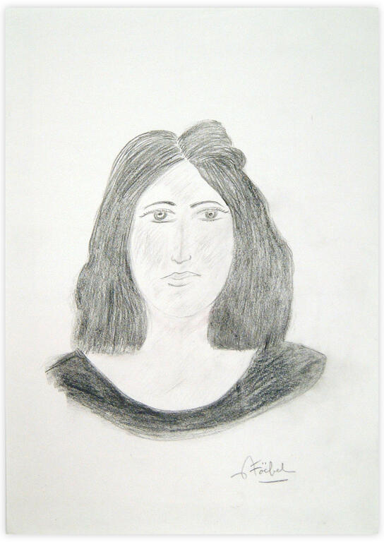 Catalogue raisonné, Edgar Stoëbel, portrait de femme (buste) — 