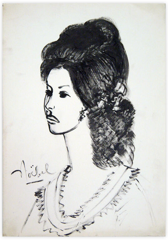 Catalogue raisonné, Edgar Stoëbel, portrait de femme (buste) — 