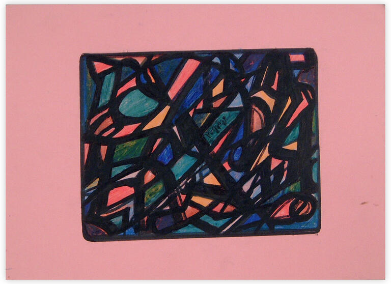 Catalogue raisonné, Edgar Stoëbel, abstract (mosaïque) — 