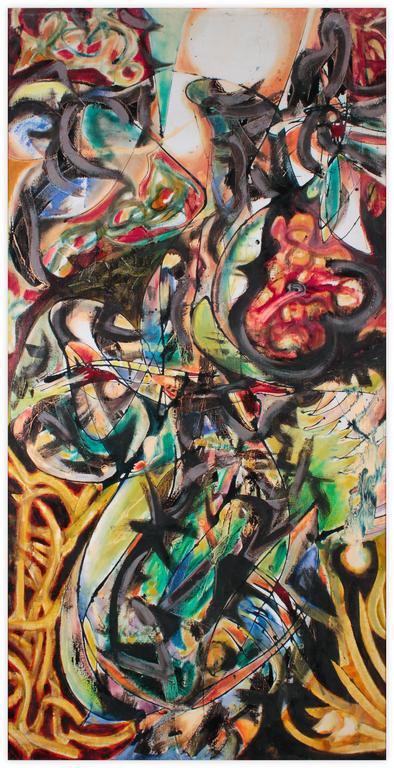 Catalogue raisonné, Jean-Jacques Lebel, Sans titre - (Peinture sur toile)