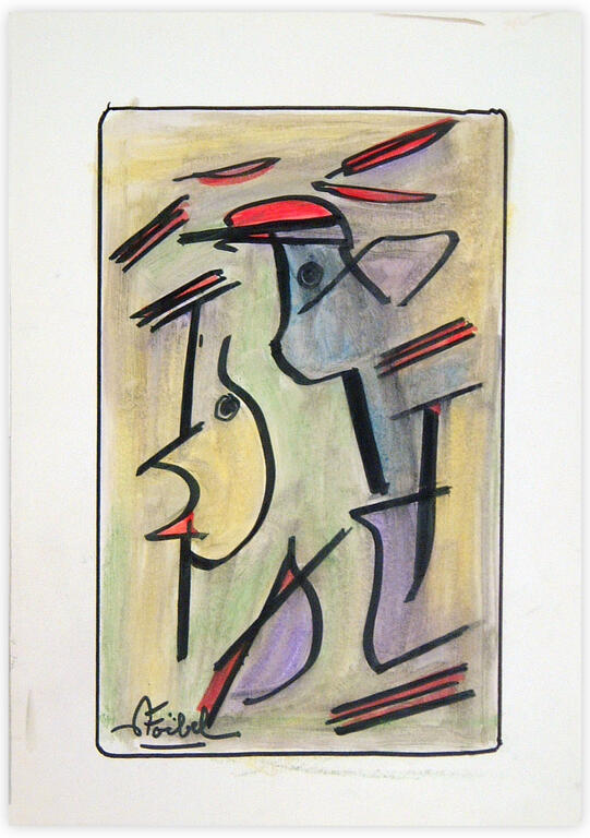 Catalogue raisonné, Edgar Stoëbel, abstract characters — 