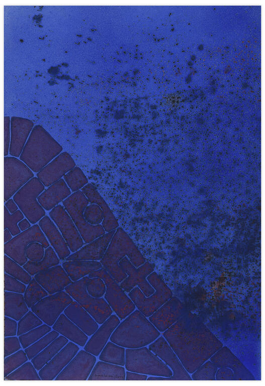 Catalogue raisonné, Henri Maccheroni, Archéologie bleue - circa 1972
