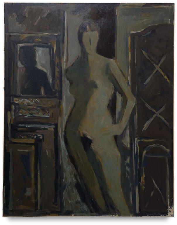 Catalogue raisonné, Patrick Baillet, Nu au miroir - 1982