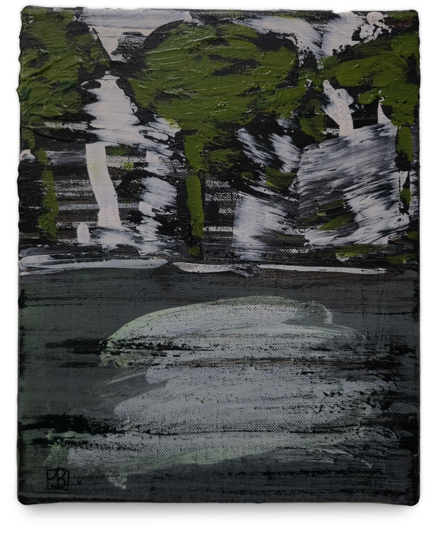 Catalogue raisonné, Patrick Baillet, Arbres de bord de route - 2017