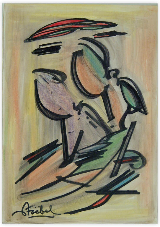 Catalogue raisonné, Edgar Stoëbel, abstract — 