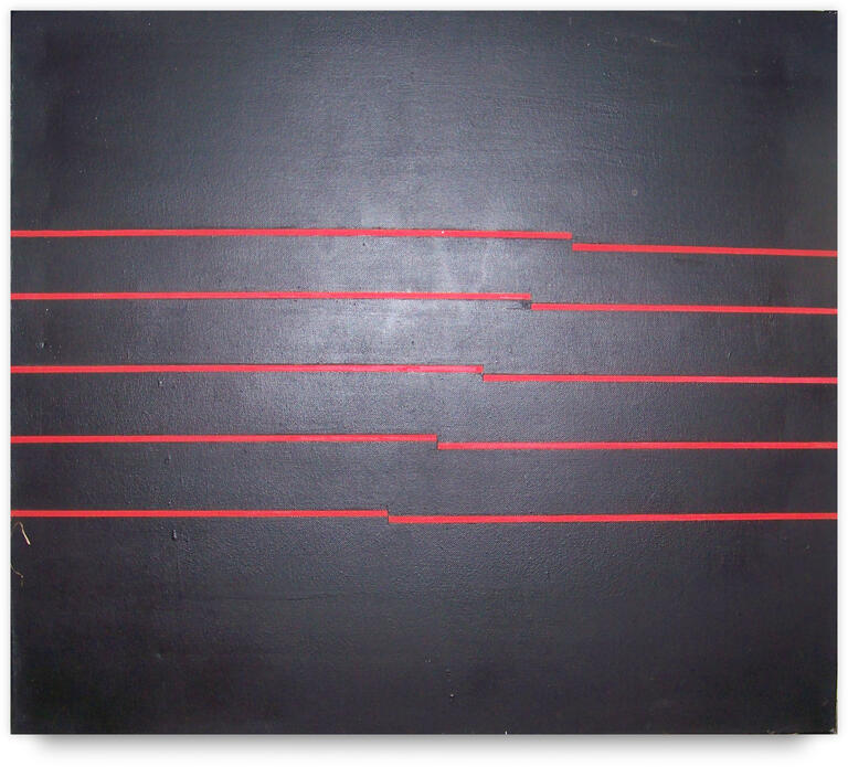 Catalogue raisonné, Joel Stein, 5 lignes laser — 1979