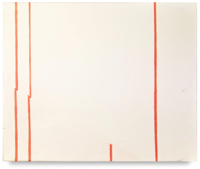 Catalogue raisonné, Joel Stein, Ligne rouge ombre grise — 1979