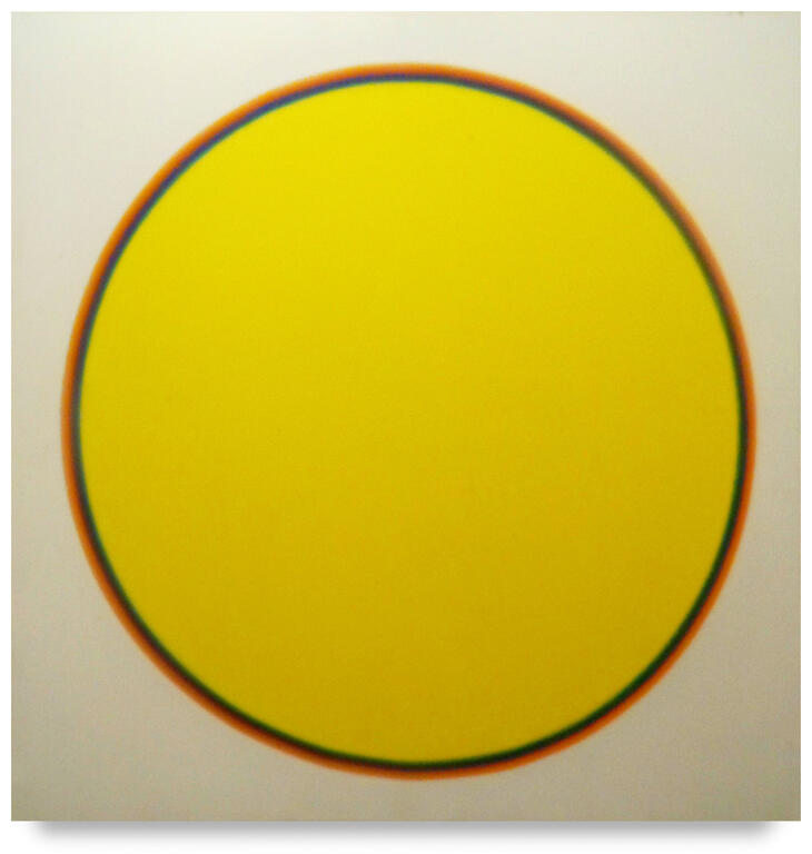 Catalogue raisonné, Joel Stein, Cercle chromatique expansion du jaune - 1994-1995