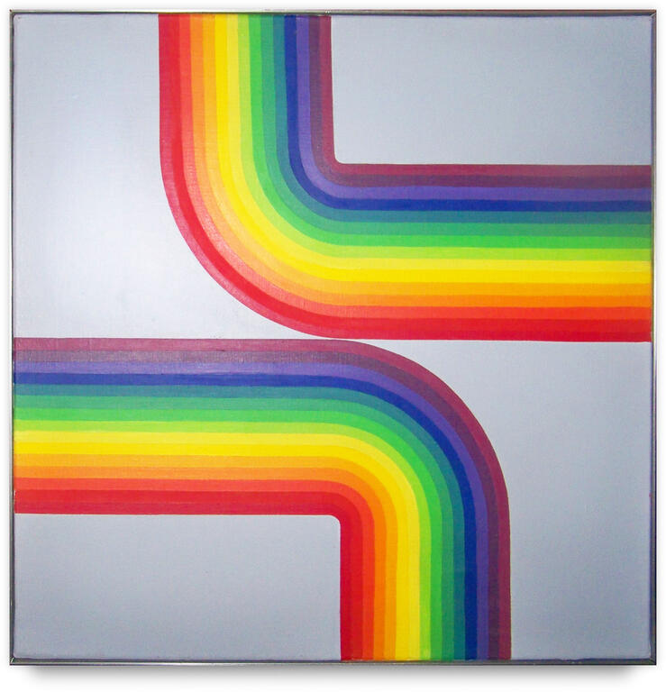 Catalogue raisonné, Joel Stein, Symétrie chromatique — 1973