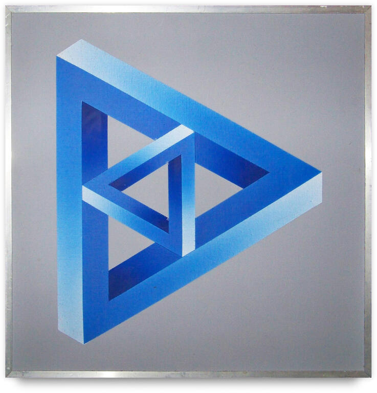 Catalogue raisonné, Joel Stein, Deux Triangles — 1975