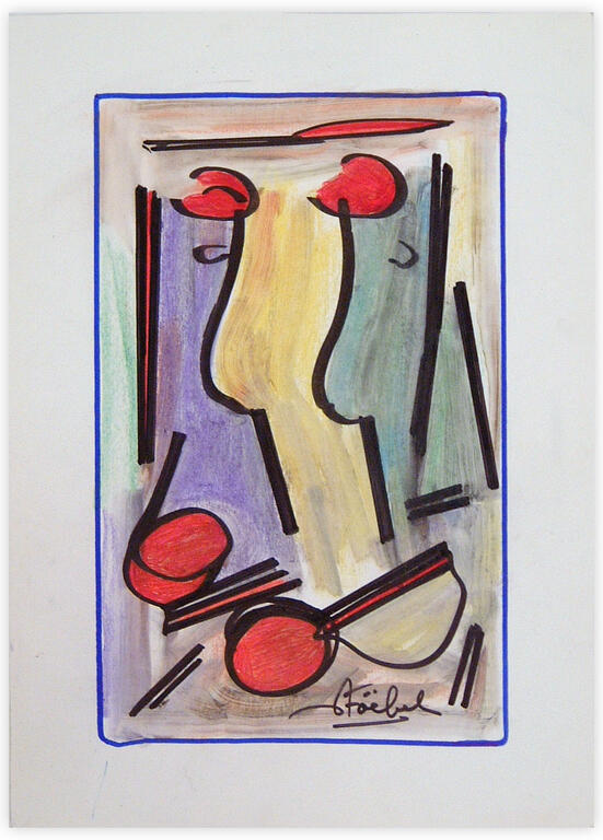 Catalogue raisonné, Edgar Stoëbel, abstract — 