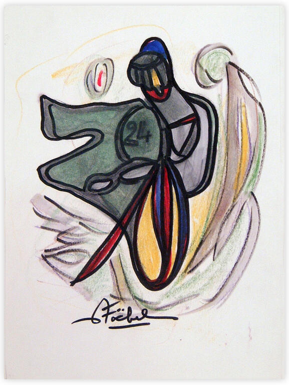 Catalogue raisonné, Edgar Stoëbel, Hébraïca abstract - "24" ? — 