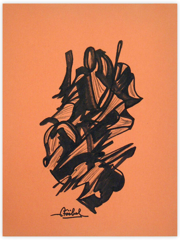 Catalogue raisonné, Edgar Stoëbel, abstract — 