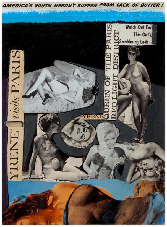 Catalogue raisonné, Jean-Jacques Lebel, Yrene visits Paris - 1956