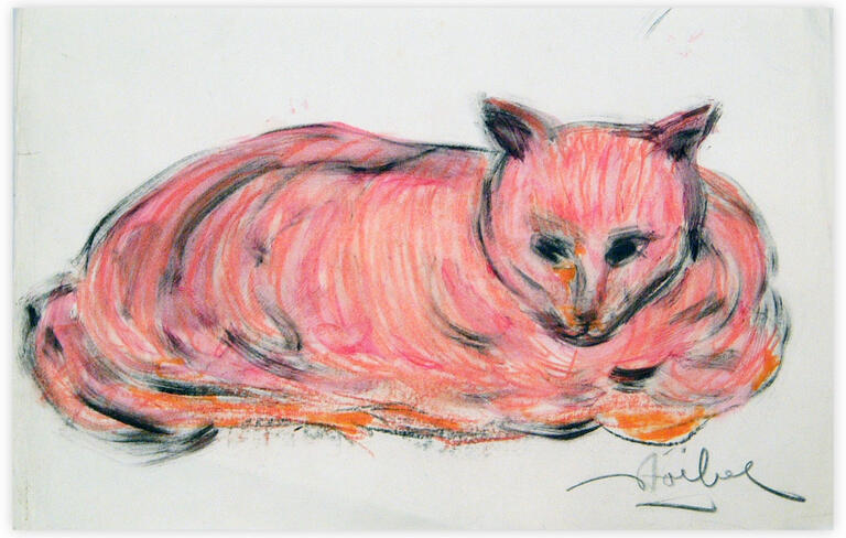 Catalogue raisonné, Edgar Stoëbel, "le chat roux" — 
