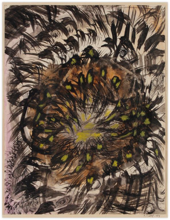 Catalogue raisonné, Jean-Jacques Lebel, Anus solaire (Hommage à Georges Bataille) - 1959